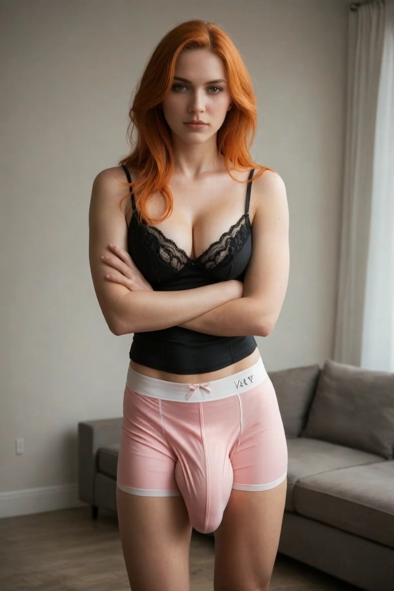Walks forward, camera focused on bulge