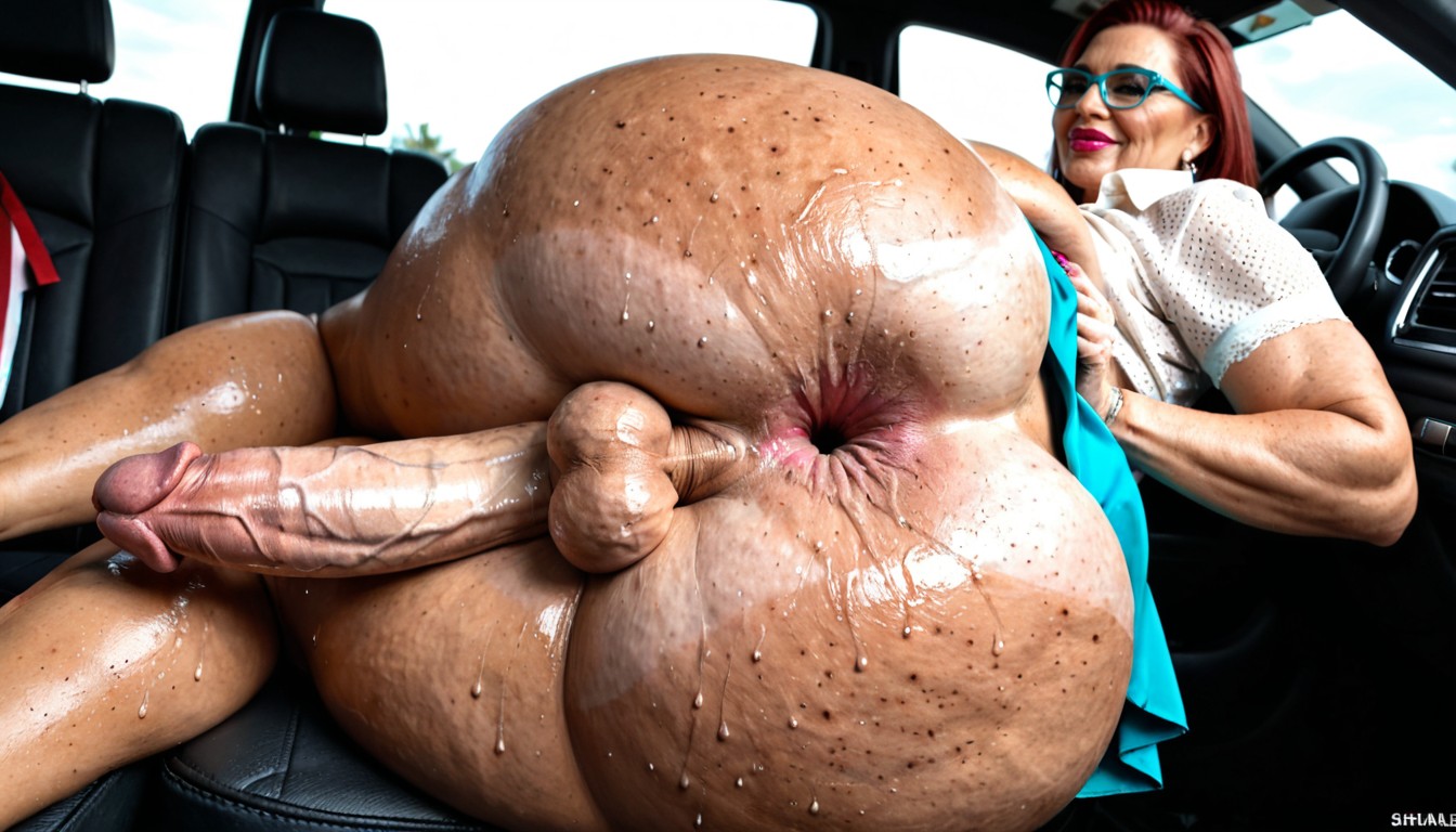 Ass jiggle, moving ass back and forth, jiggling ass, smiling and looking away…