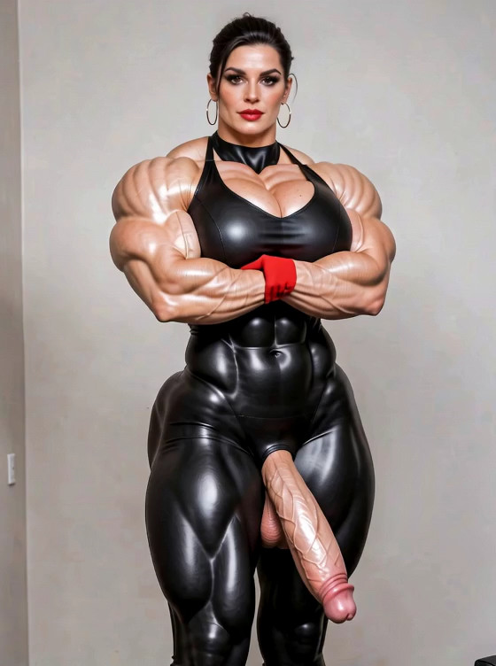 attitude, dominant pose. Dominant presence, deep voice, grunting, showing off…